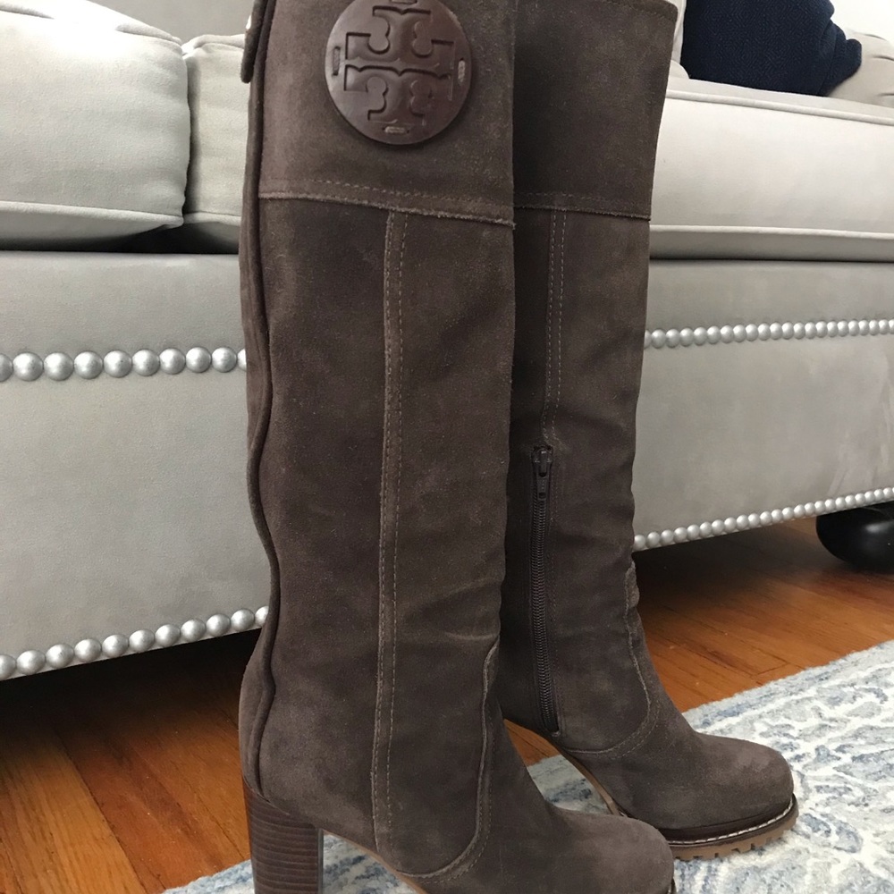 Rare Tory Burch Knee High Chocolate Brown Boots